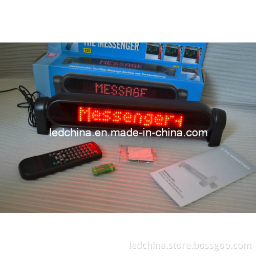 LED Message Display for Car Rear